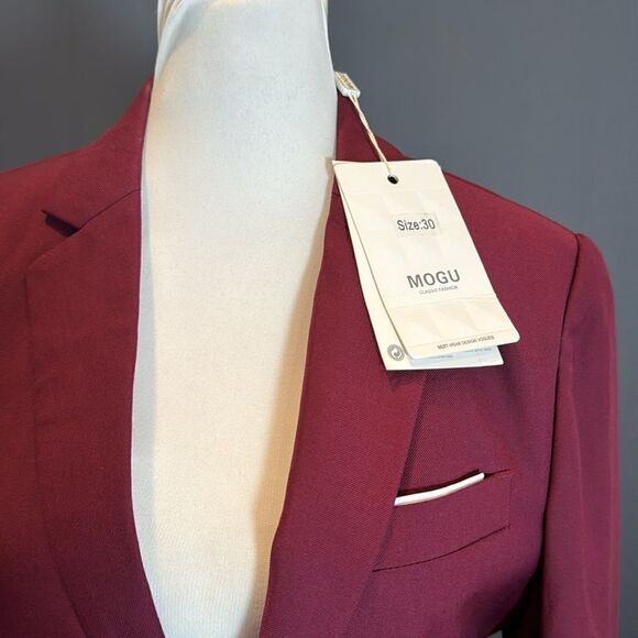 Men’s or Boy’s Prom Party Suit Jacket Blazer Two Button Single Breasted Size 30 - Picture 2 of 10